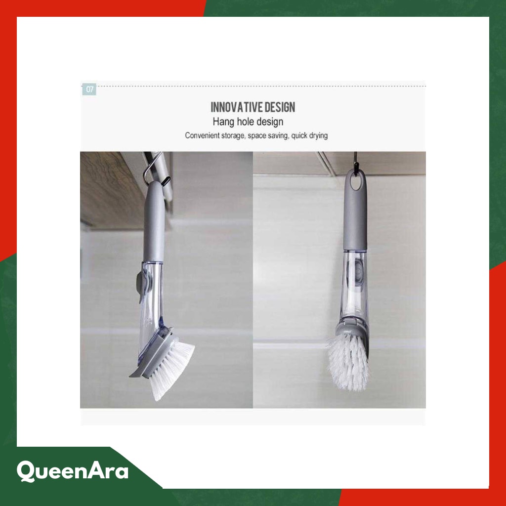 ISHOWTIENDA Sikat Pembersih Cleaning Brush Dispenser Sabun Air