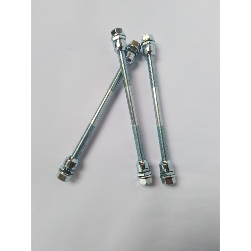 As Roda Sepeda Belakang ;  As Roda Wheel Hub Belakang Panjang 20cm