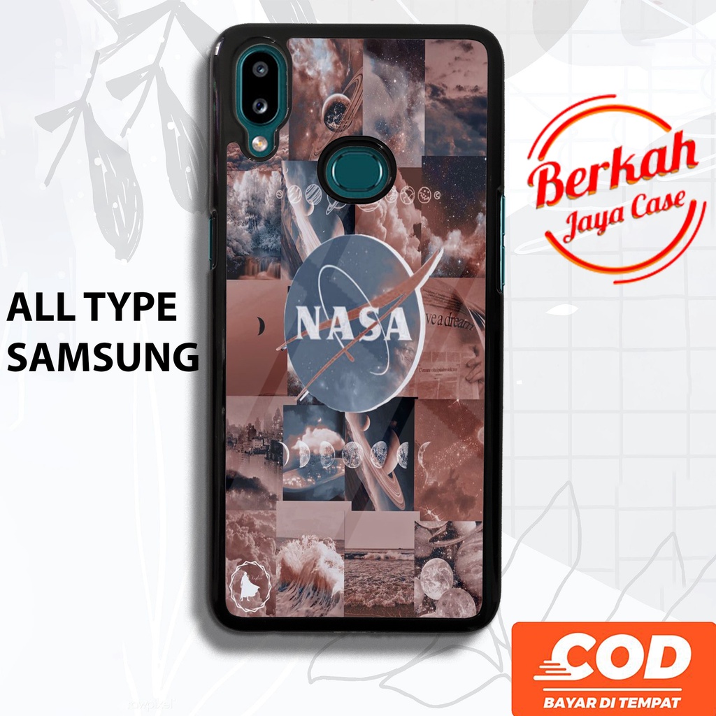 Case SAMSUNG A03S A03 CORE A7 2018 A10 A10S Motif NASA Berkah jaya case Berkah Casing Berkah Case Gl