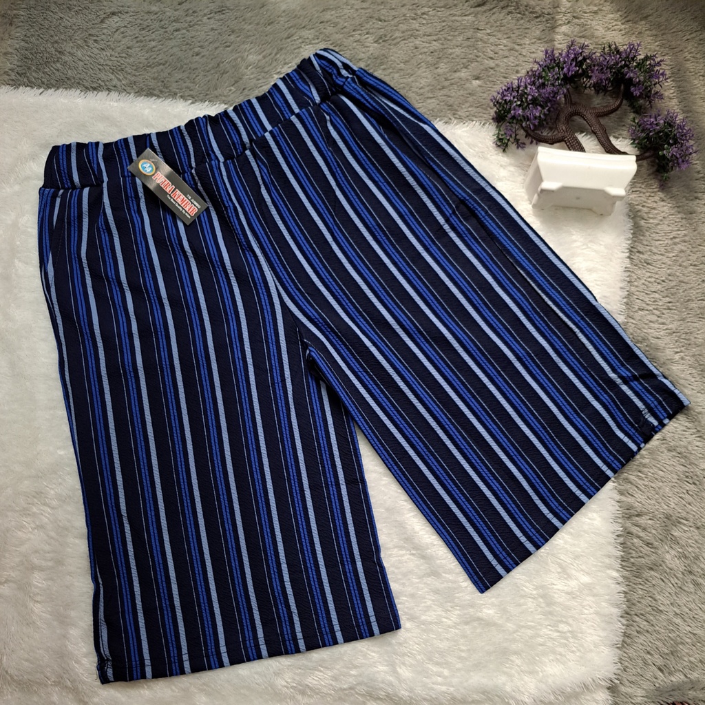 NEW CELANA KULOT SALUR PENDEK / KULOT 7/8 MOTIF TERLARIS