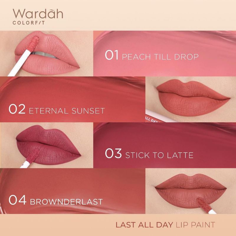 WARDAH Colorfit Last All Day Lip Paint