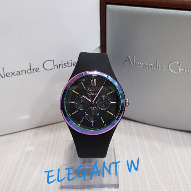 JAM TANGAN ALEXANDER CHRISTIE WANITA ORIGINAL AC 2773BF BLACK
