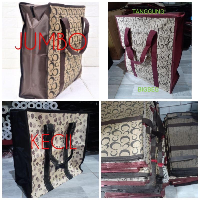 nlo - Tas Terpal Motif JUMBO Tas Belanja Tas Jinjing Serbaguna Tas Penyimpanan