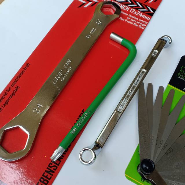 Kunci Stel Klep 4 pcs Kunci Tutup Klep Kunci Klep Feeler Gauge Tekiro Kunci Stelan Klep 4 pcs For Tune Up-1