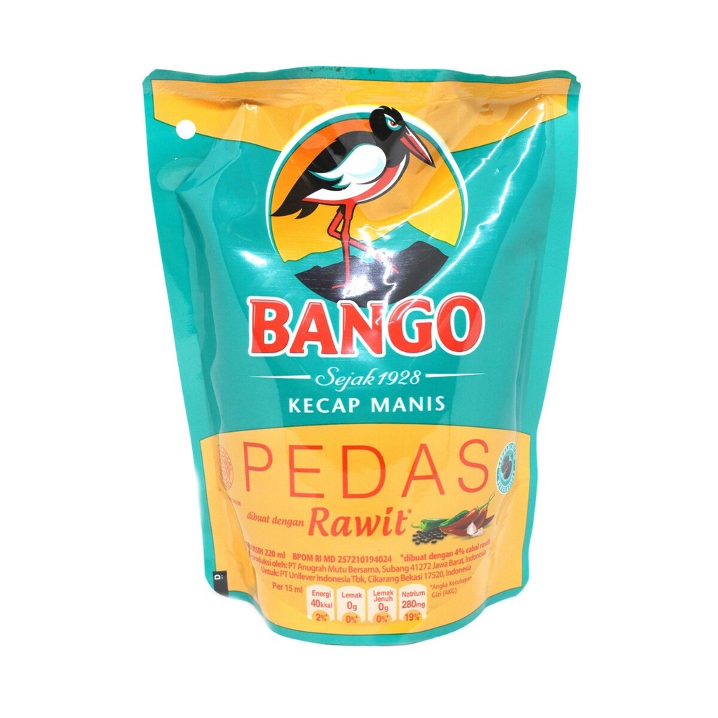 

Bango Kecap Manis Pedas Rawit Kemasan Pouch 210 ML - BANGO MANIS PEDAS 210ML