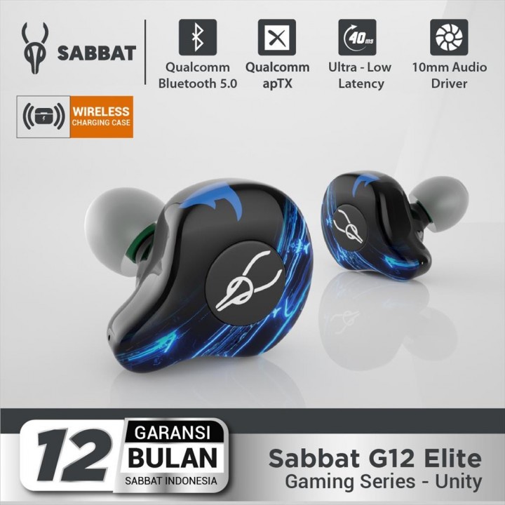 SABBAT G12 ELITE GAMES SERIES - Low-Latency Bluetooth 5.0 TWS Earphone OLB5868