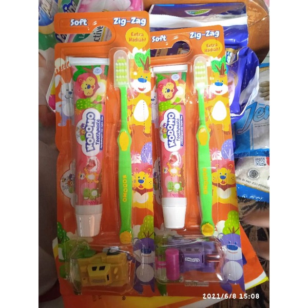 sikat gigi pasta gigi anak kodomo