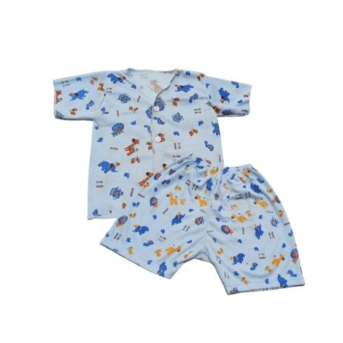 [3 pcs] Baju Atasan Bayi Motif Model Tangan Pendek