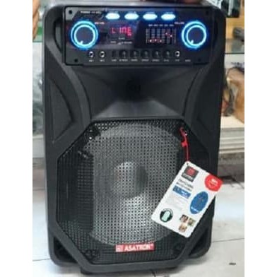 speaker asatron ht-8871 + mic wireless