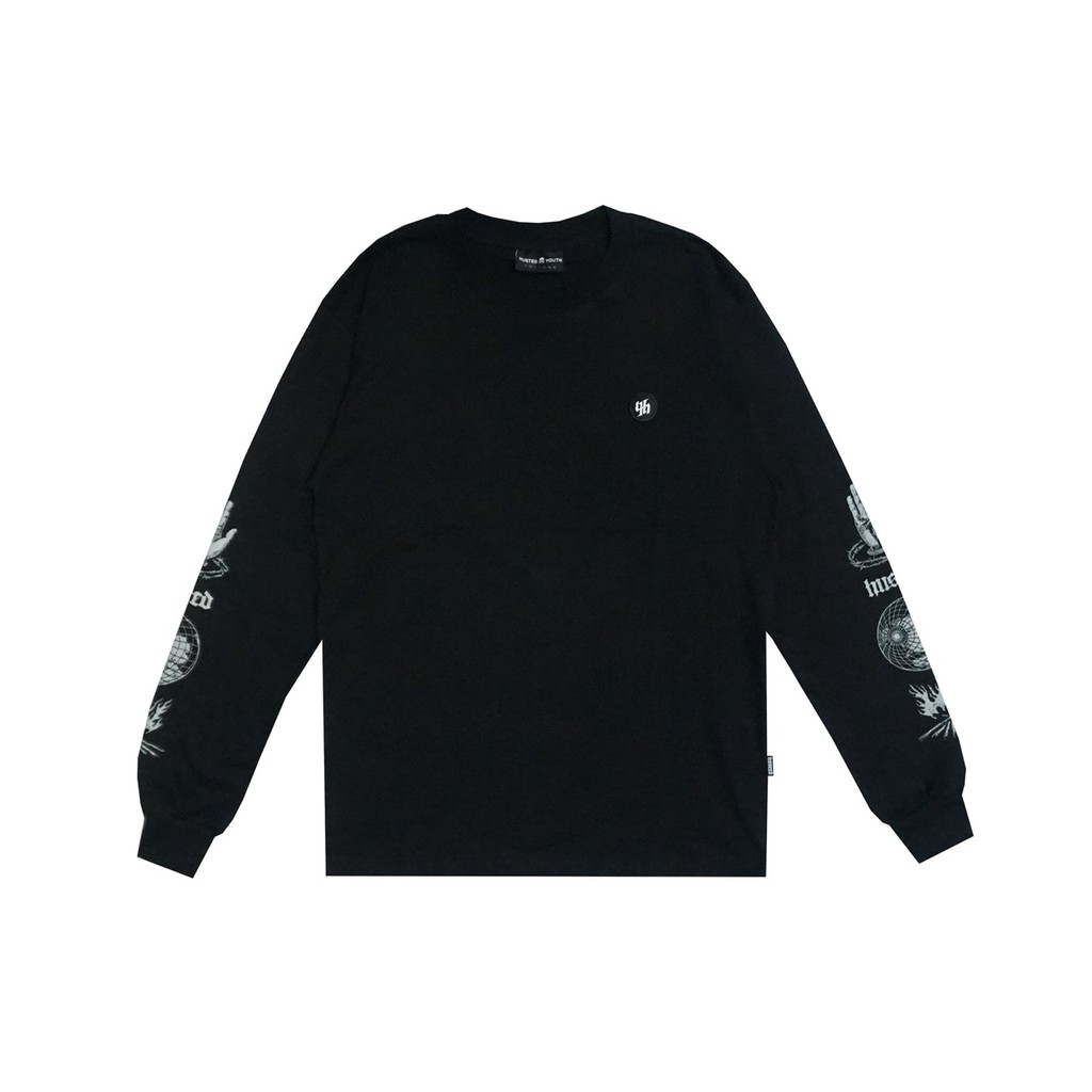 HUSTED KAOS LENGAN PANJANG COLLIDE LONGSLEEVE