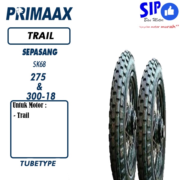 Paket ban Primaax SK68 275 &amp; 300 18 tubetype semi trail