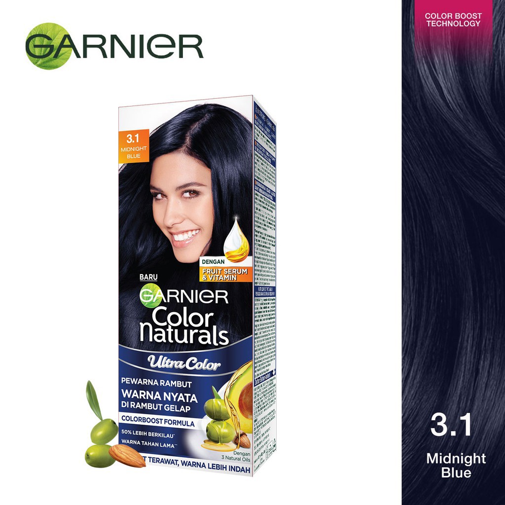 Garnier Cat Rambut Color Naturals Creme Hair Color Box