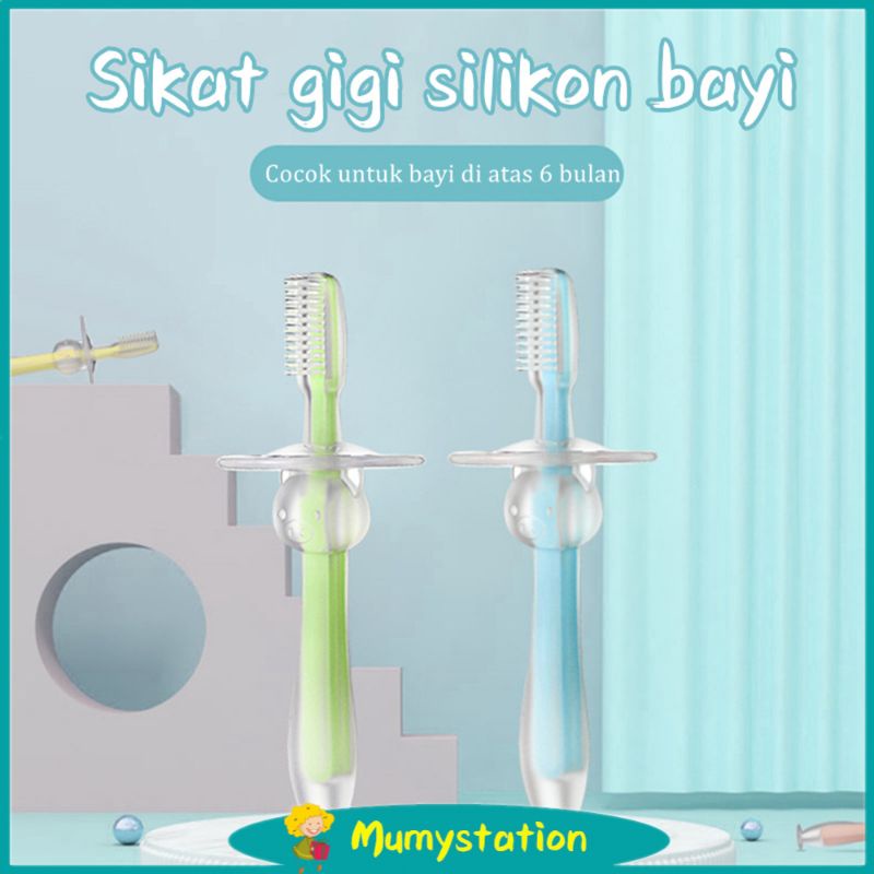 sikat gigi bayi silikon