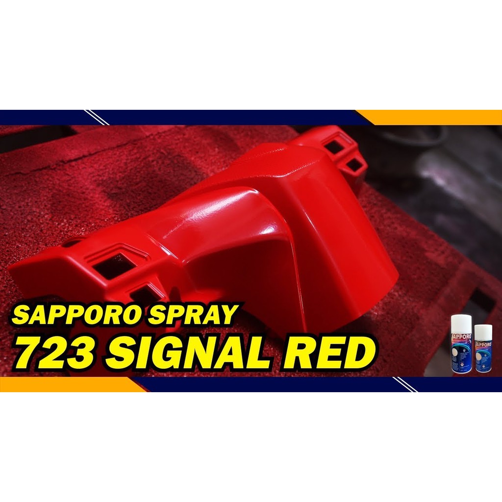 Cat Semprot Sapporo Paint Signal Red 723 / Merah / cat semprot / pylox / pylok