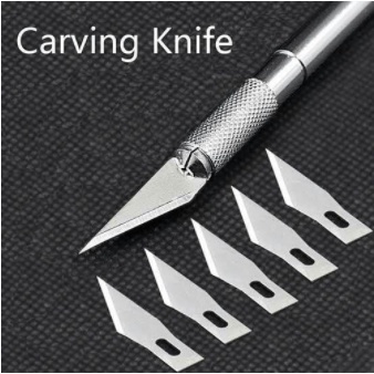 

⭐FLASH SALE ⭐ Pen Cutter Set dan Refill 5 Pcs Art Knife // Pisau Ukir // Cutting Sticker // Decal // pisau // perawatan tanaman // pisau set