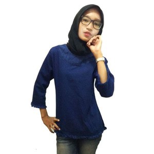 Blus | Blouse Denim Jean Nurul - Motif 2