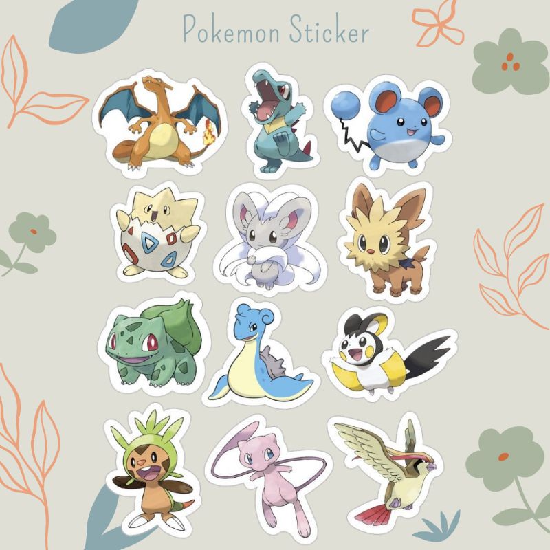 Pokemon Sticker | Pokemon sticker non-official