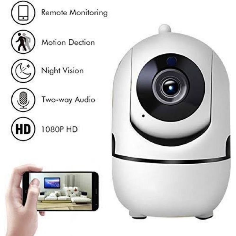 Kamera Cctv V380 Pro Wireless - IP CAM Smart Camera HD 1080 WIFI - Wireless Cctv - Kamera Cctv Baby-