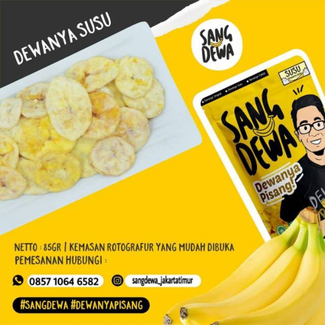 

keripik pisang sangdewa (rasa susu)