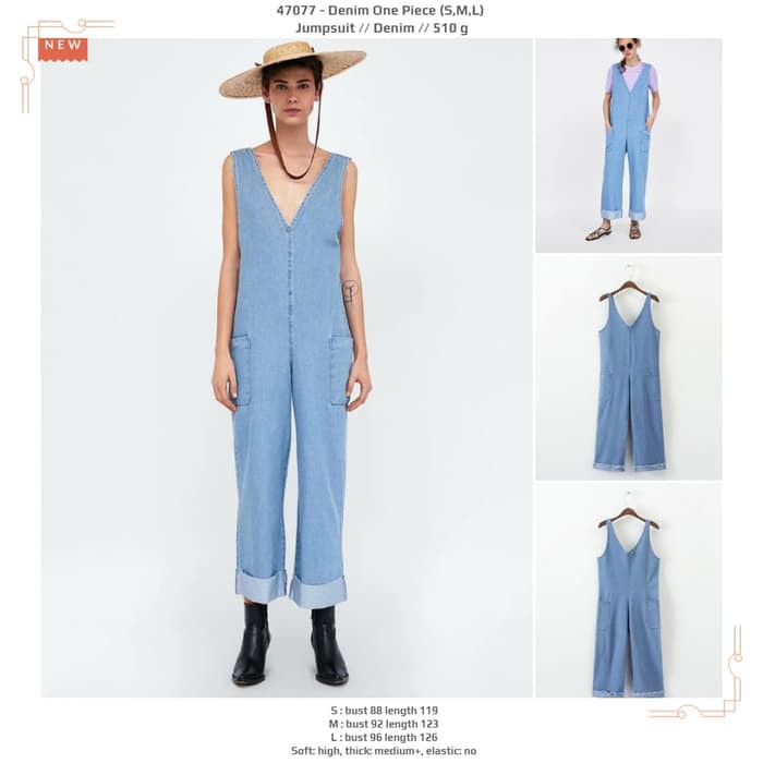 m and s denim jumpsuit