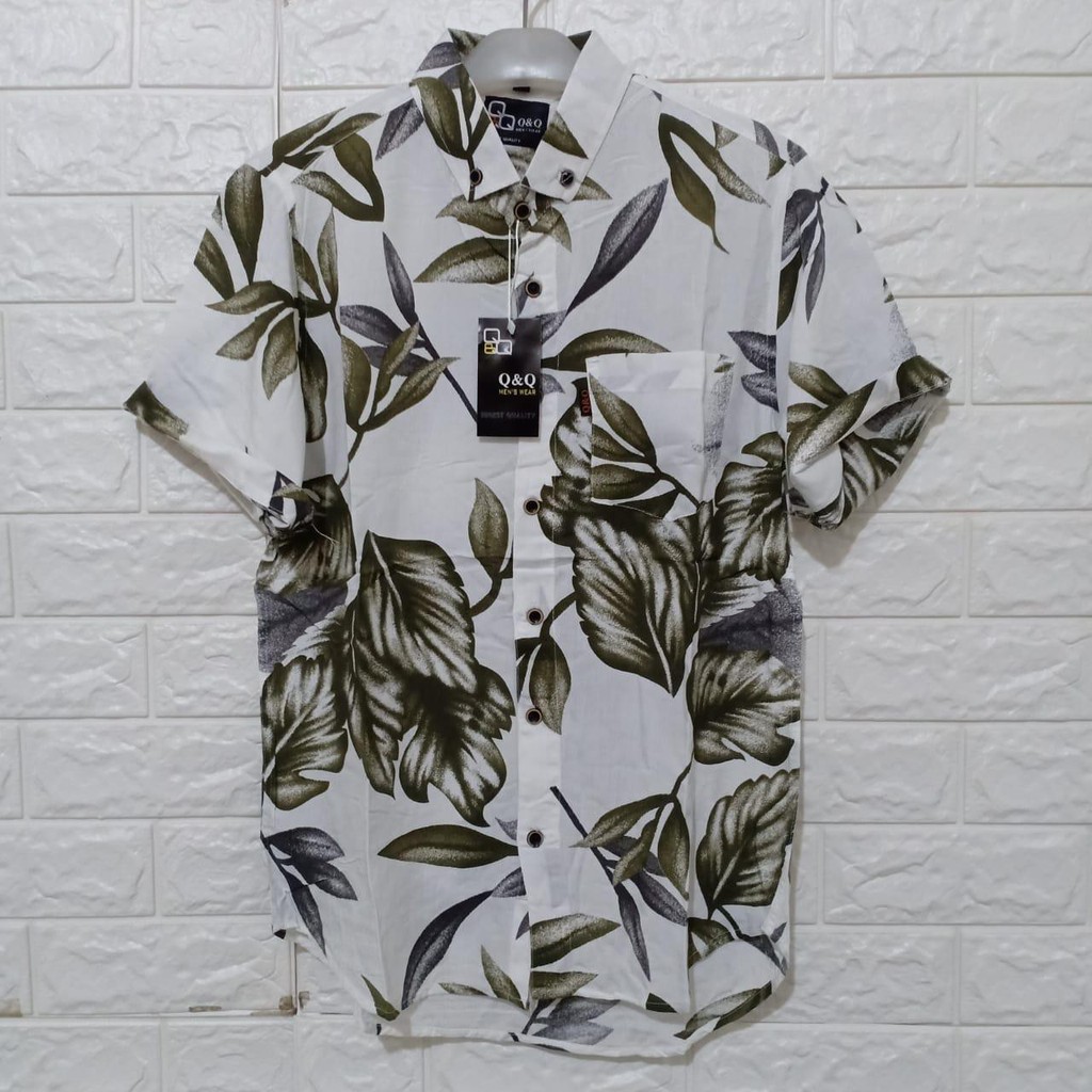 Kemeja Pantai Pria / Kemeja Pantai Lengan Pendek / Kemeja Full printing /Kemeja Pria Lengan Pendek