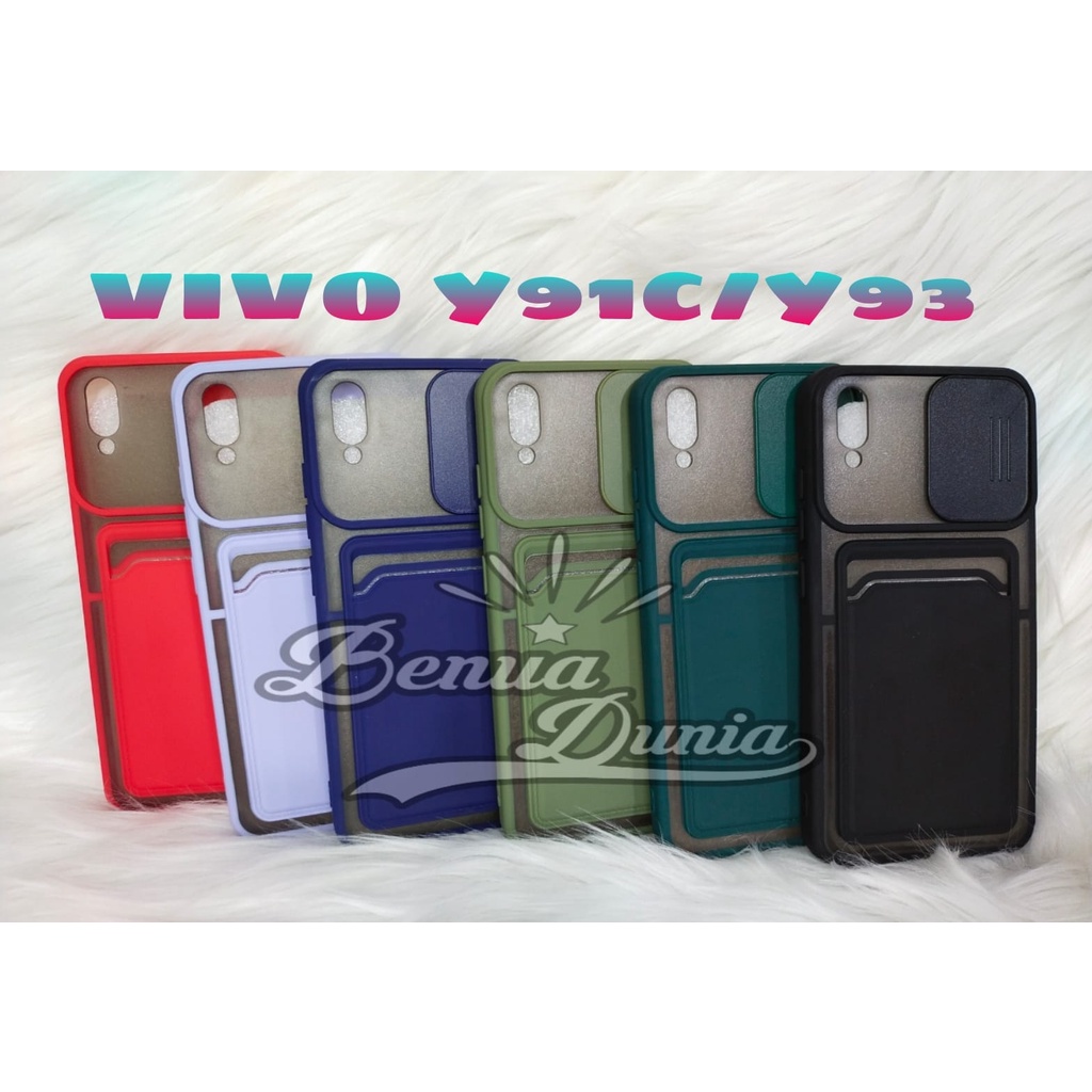 VIVO Y91C -VIVO Y95 / CASE SLEDING PLUS SLOT CARD PELINDUNG KAMERA VIVO Y91C - VIVO Y93 - BD