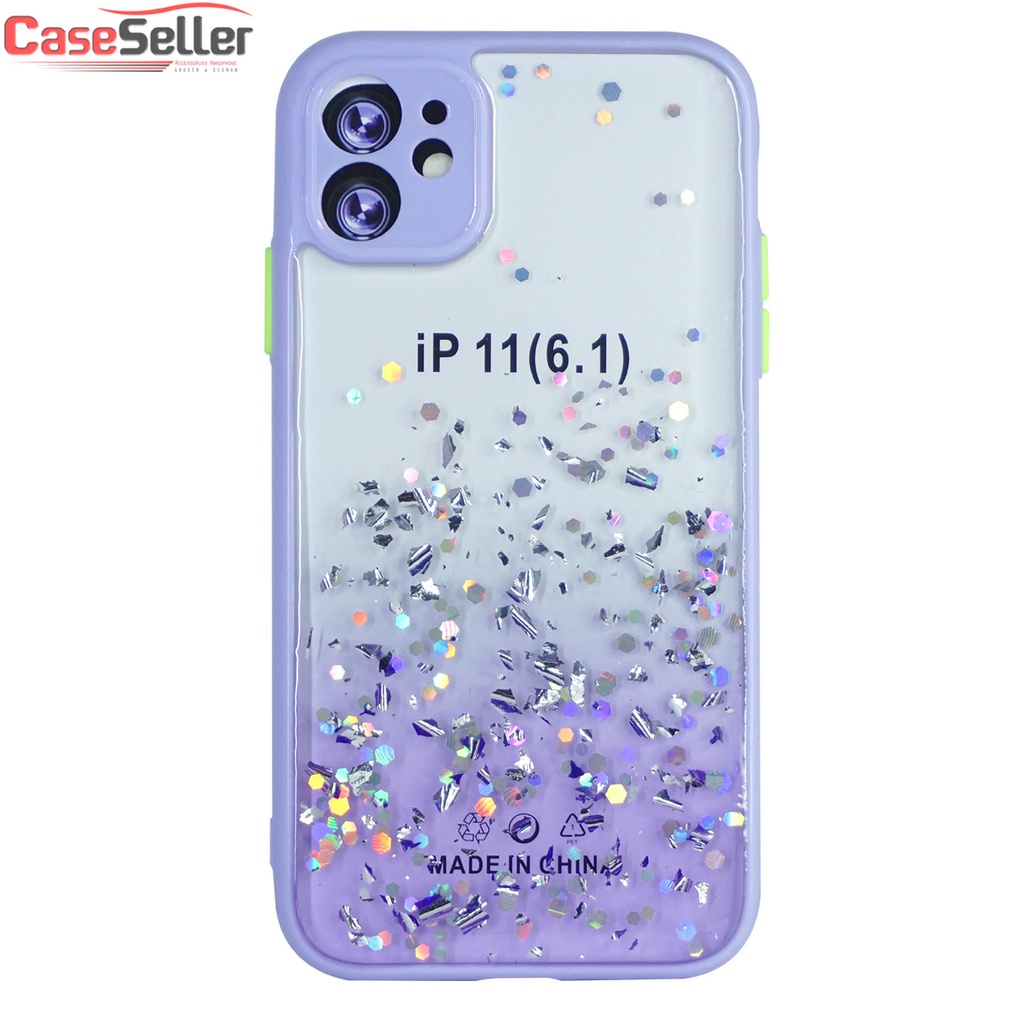 Vivo S1 PRO  V19  V20  Y30 Y50  V20 SE Case Casing Soft Fuze Glitter Bumper Glitter Dove Candy Glitter