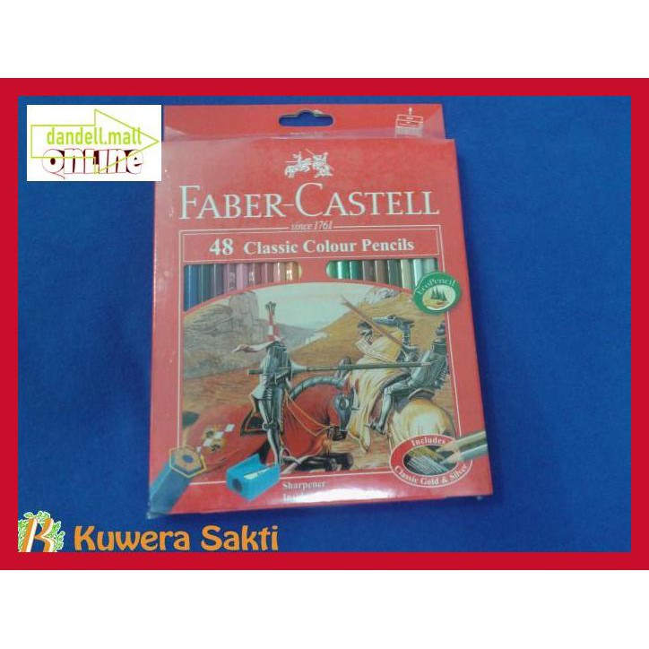 

U8Tyrt67- Pensil Warna Faber Castell 48 Warna Classic Colour E3Yrf797-