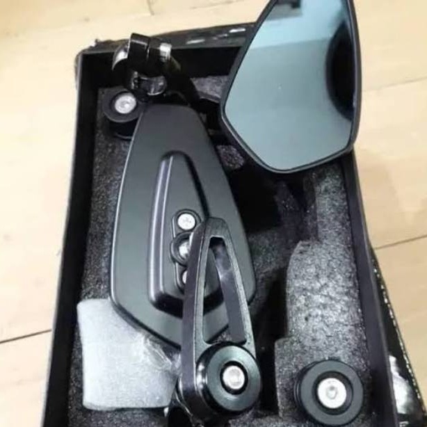 Spion Jalu CNC oval / Spion bar end spion jalu MOTOR vario beat scoopy mio dll universal