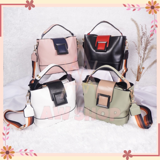 Tas Selempang Wanita Fashion Korea Marsha | Marsha Sling Bag | Tas Korea