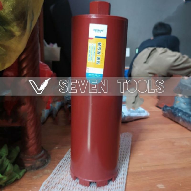 Mata mesin bor coring 4 inch BOSUN Diamond Core Drill mata bor pelubang beton aspal