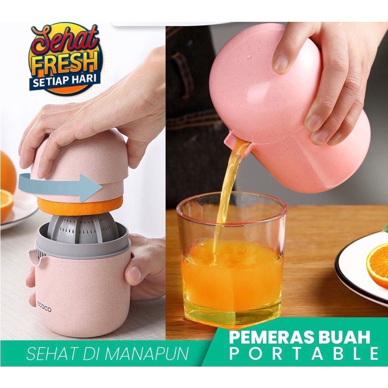 ALAT PEMERAS LEMON / ALAT PEMERAS JERUK / CANGKIR JUICER PORTABLE MULTIFUNGSI / ALAT PEMERAS JUS