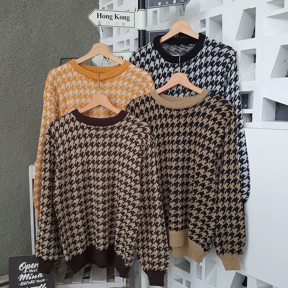 Sweater Outher Rajut Baju Atasan Wanita Kekinian Trendy