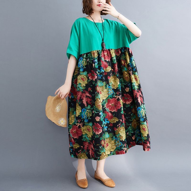 dress big over size jumbo import korean style / dress bigsize oversize besar jumbo loose dres xxl vi