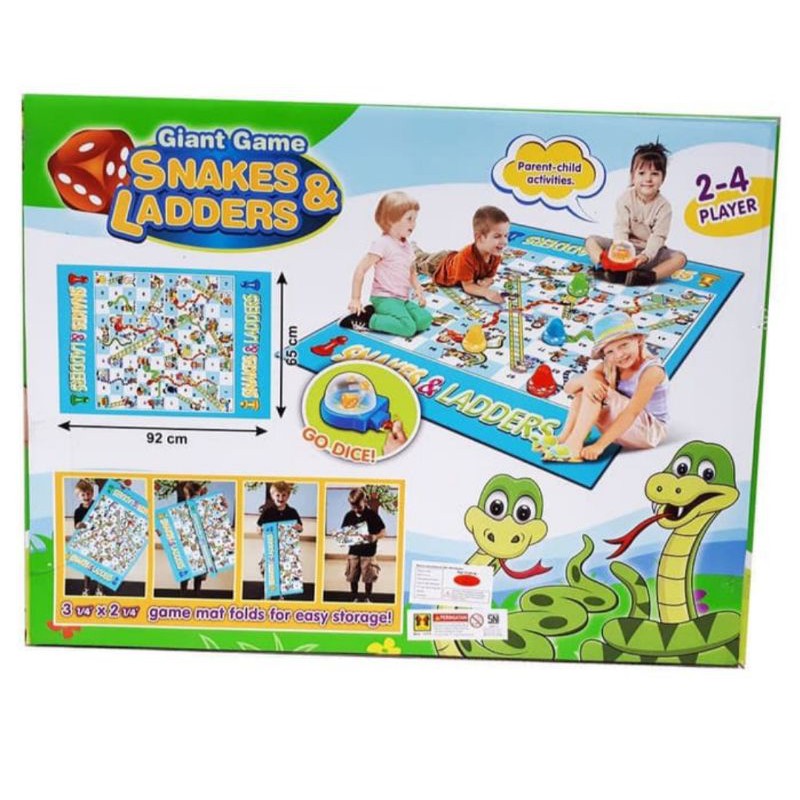 Snake and Ladder Giant mainan ular tangga besar jumbo