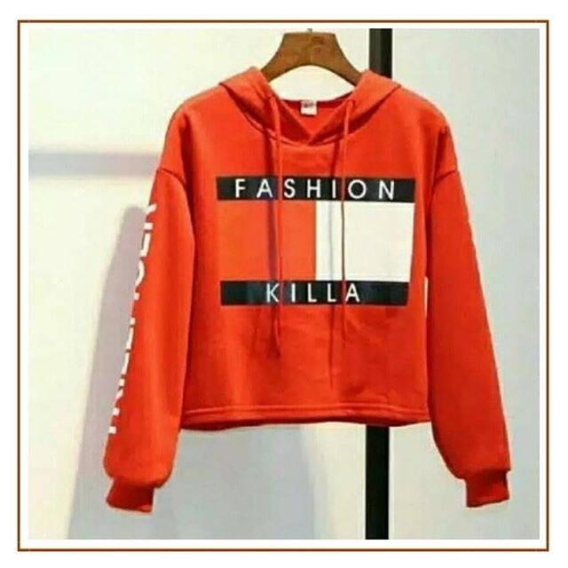 fashion killa crop hoodie