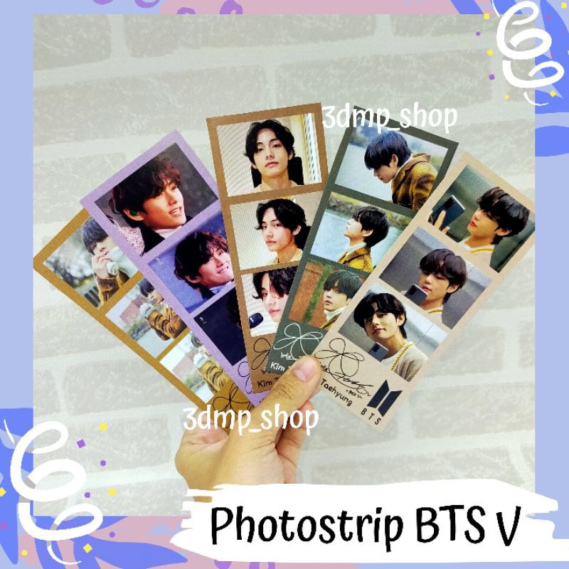 Photostrip BTS Jungkook Taehyung V