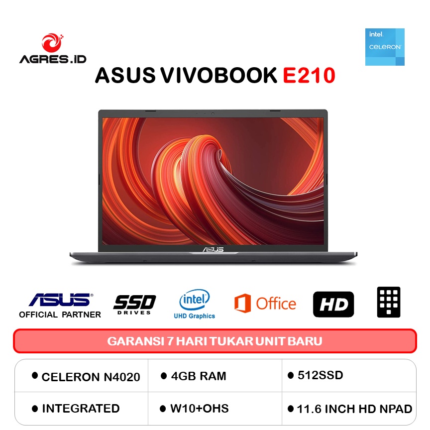 Jual Asus E210mao Hd457 N4020 4gb 512ssd W11ohs 116 Npad Blu Shopee Indonesia 5079