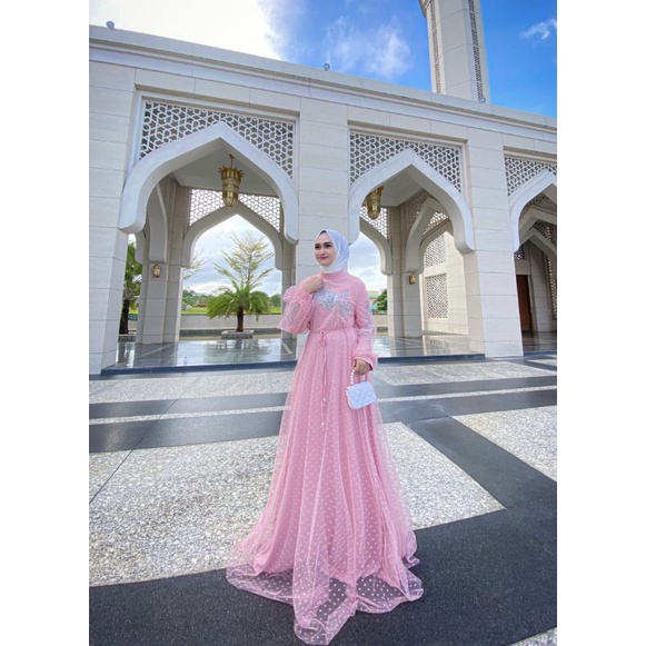 GAMIS TULE MIX BROKAT
