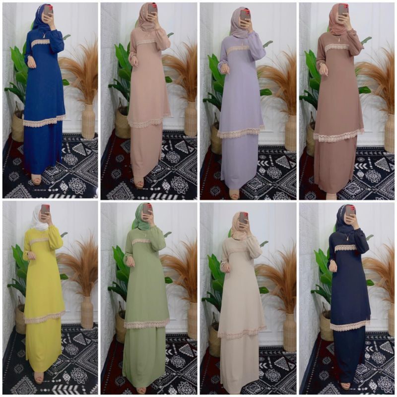 GAMIS MALAYSIA TERBARU BAJU POLOS MELAYU / GAMIS MUSLIM MELAYU MODEL KEKINIAN / GAMIS MALAYSIA MURAH