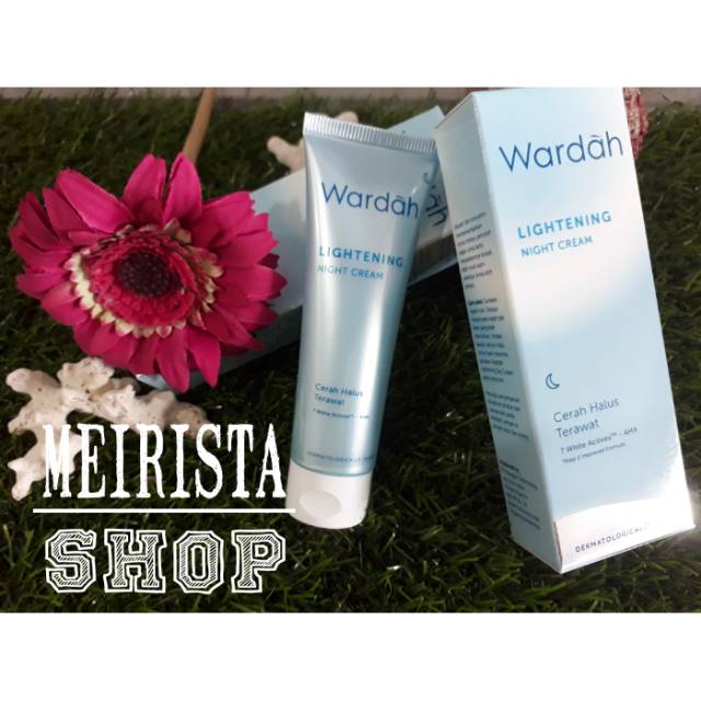 PROMO Wardah Lightening NIGHT CREAM 20ml (kecil)/Cream Malam