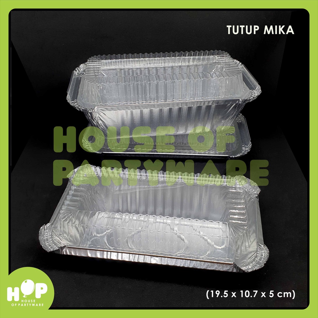 Alumunium Foil Cup BX 680 / P680 + TUTUP Mika / Macaroni / Lasagna