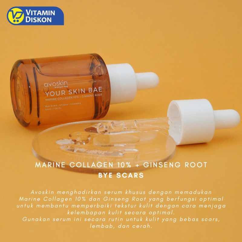 AVOSKIN SHARE YOUR SKIN BAE ALPHA ARBUTIN NIACINAMIDE SALICYL HYACROSS VIT C AZECLAIR PANTHENOL