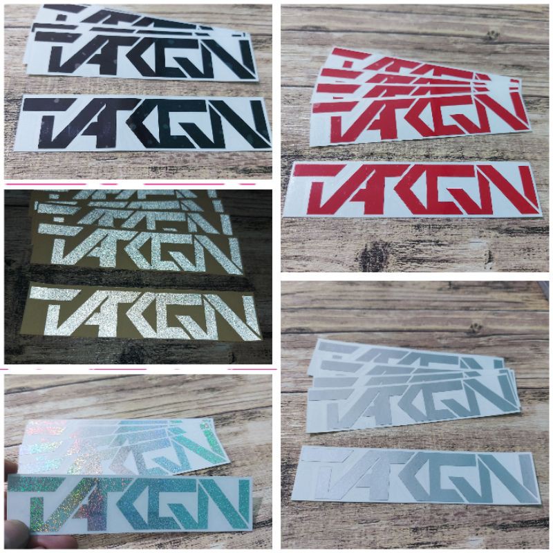 STICKER STIKER TARGN CUTTING