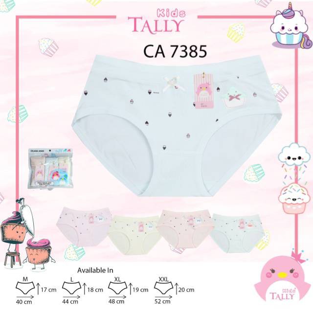 ❤ MIMI ❤ TALLY CD Anak Cewek Celana Dalam Anak Model Segitiga Boxer 7327 7385 7429 7432 7431 7433