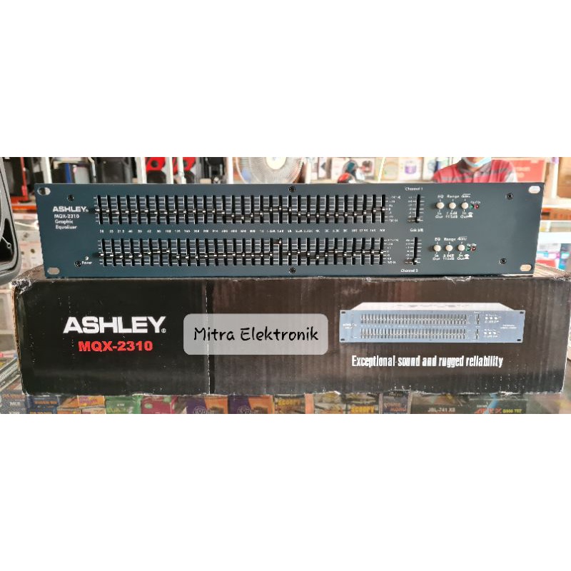 EQUALIZER ASHLEY MQX 2310 OUTPUT SUBWOOFER Ashley MQx2310 sub MAKRO