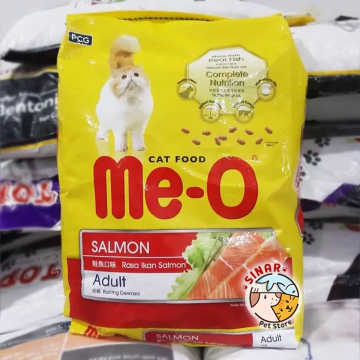 Me-O Salmon 7KG Adult Cat Food Makanan Kucing Meo Me O