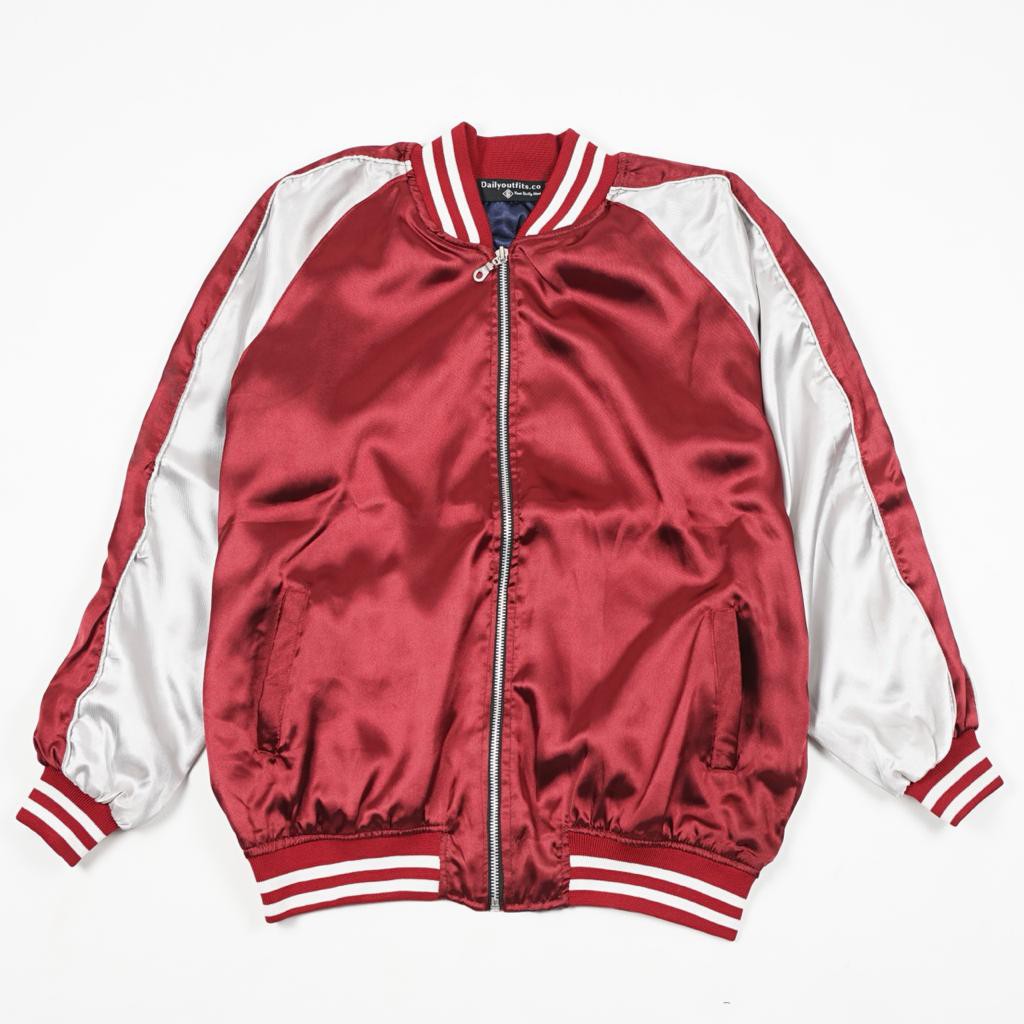 Dailyoutfits Jaket Sukajan Merah