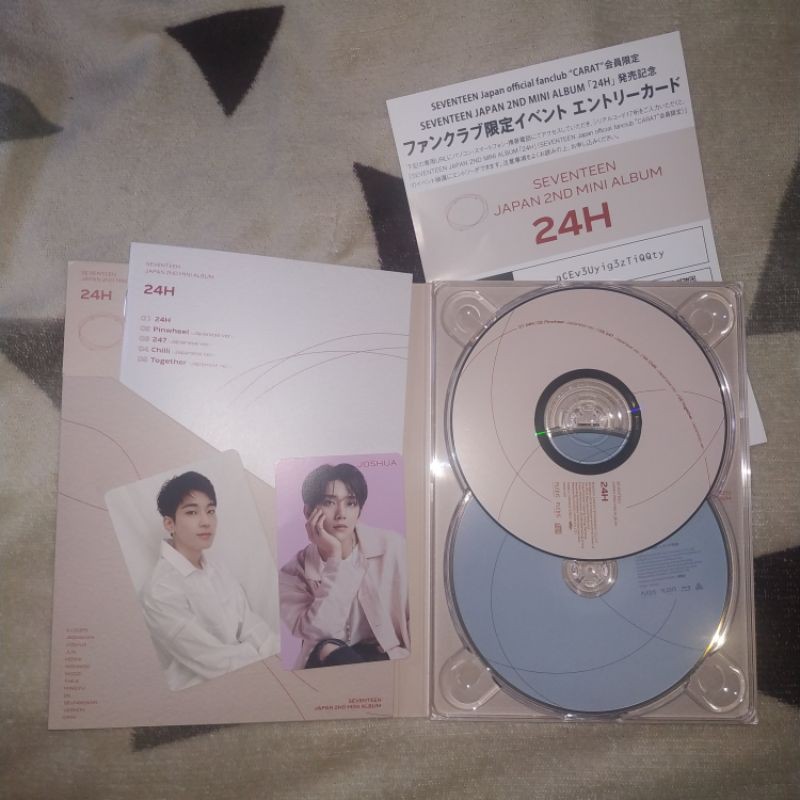 [ READY STOCK ] Album Only SEVENTEEN 24H & HMV Joshua CARAT Ver