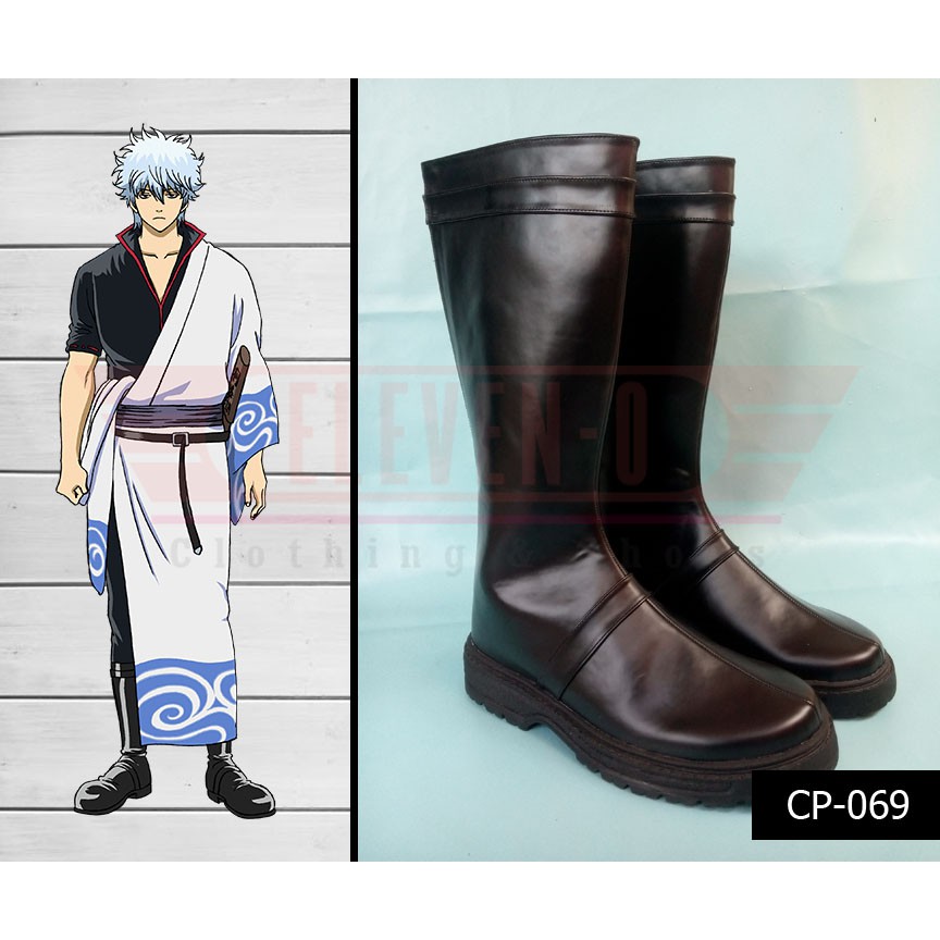 Sepatu Cosplay Gintama Sakata Gintoki